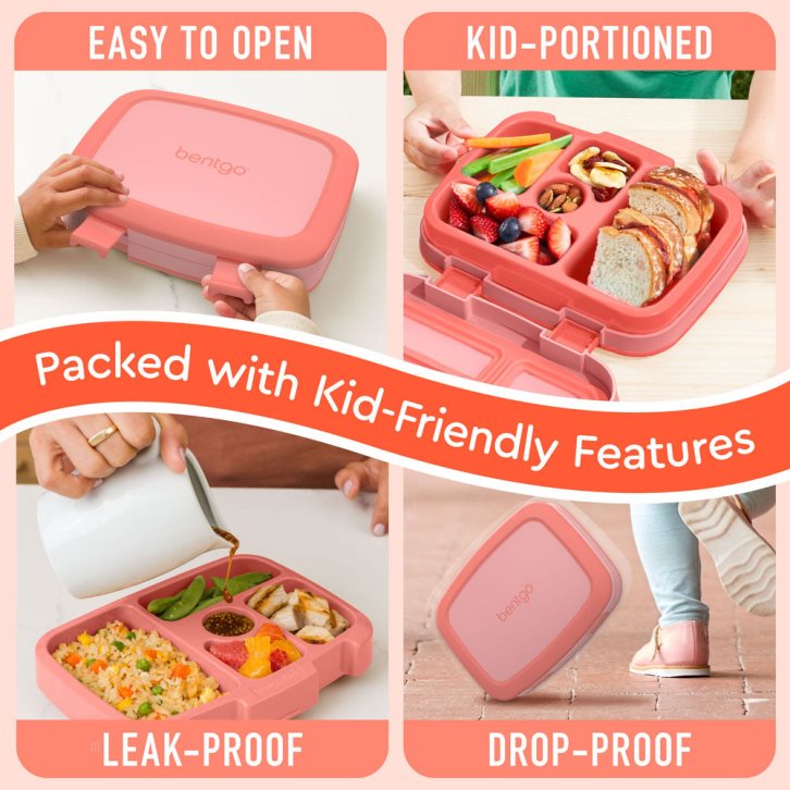 Coral Bentgo Kids' Lunch Box USA | 680239MJC