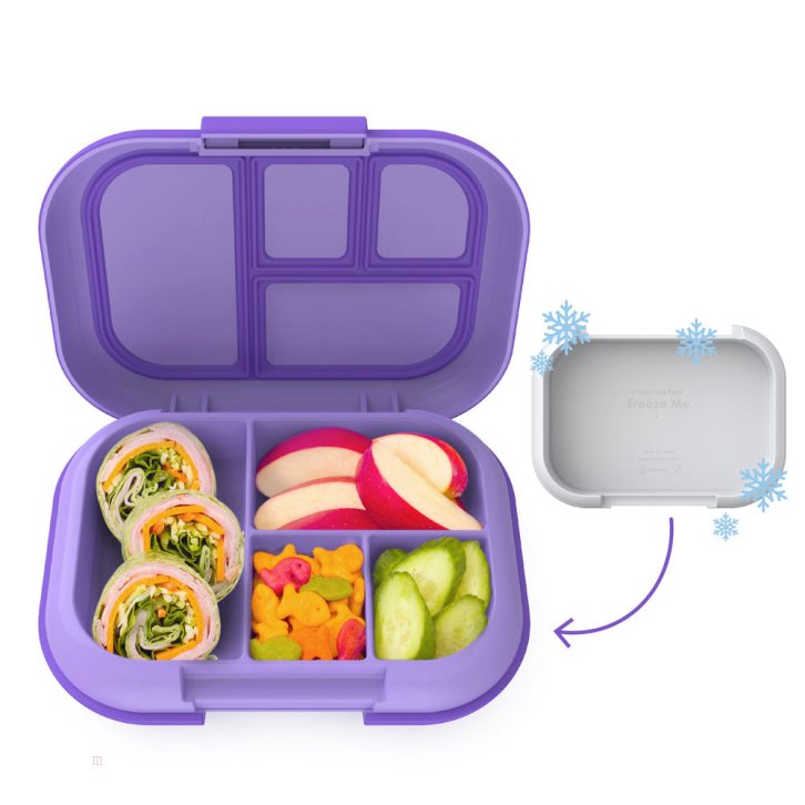 Purple Bentgo Chill (2-Pack) Kids\' Lunch Box USA | 567081CBG