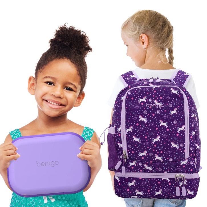 Unicorn Bentgo Chill Lunch Box & Prints Kids' Backpack USA | 901725DBN
