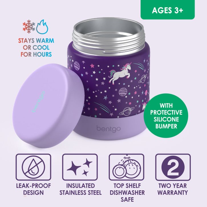 Unicorn Bentgo Food Jar Kids' Stainless Steel USA | 350987RKF