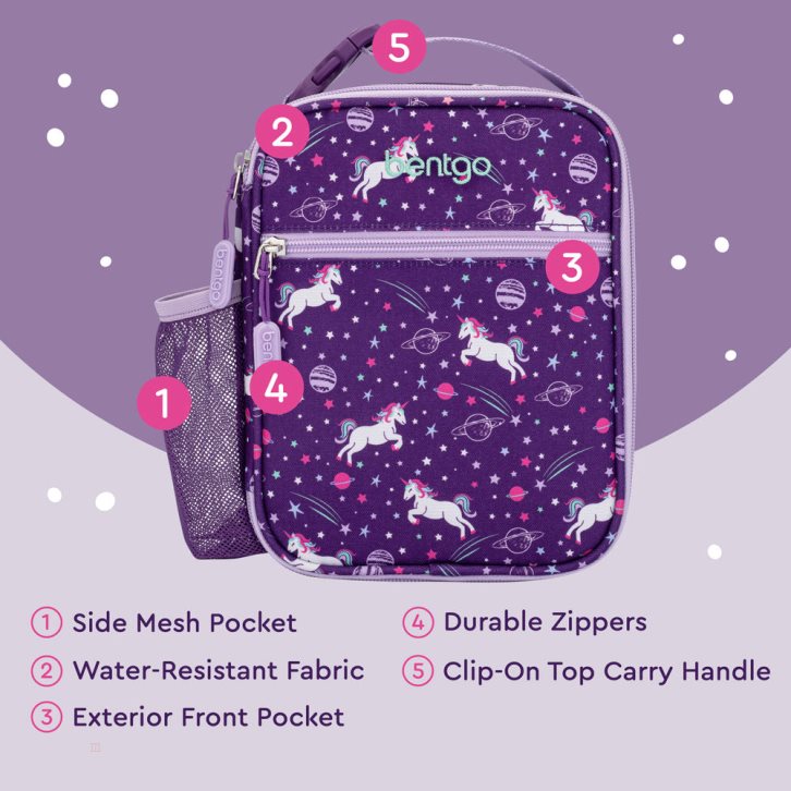 Unicorn Bentgo Insulated Lunch Tote Kids' Lunch Box USA | 714398HSB