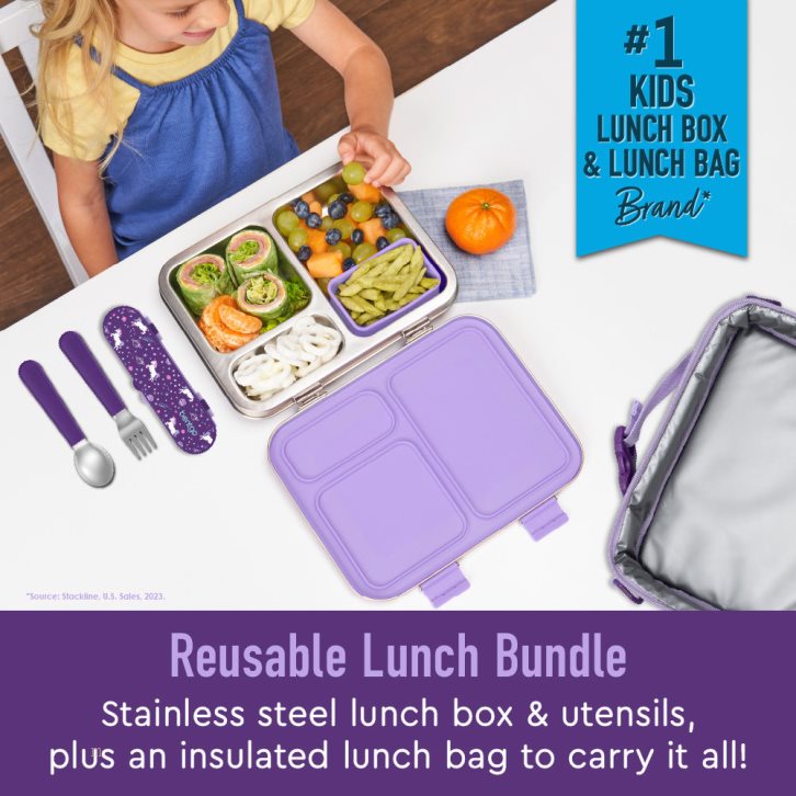 Unicorn Bentgo Lunch Set Kids' Stainless Steel USA | 549867PSH