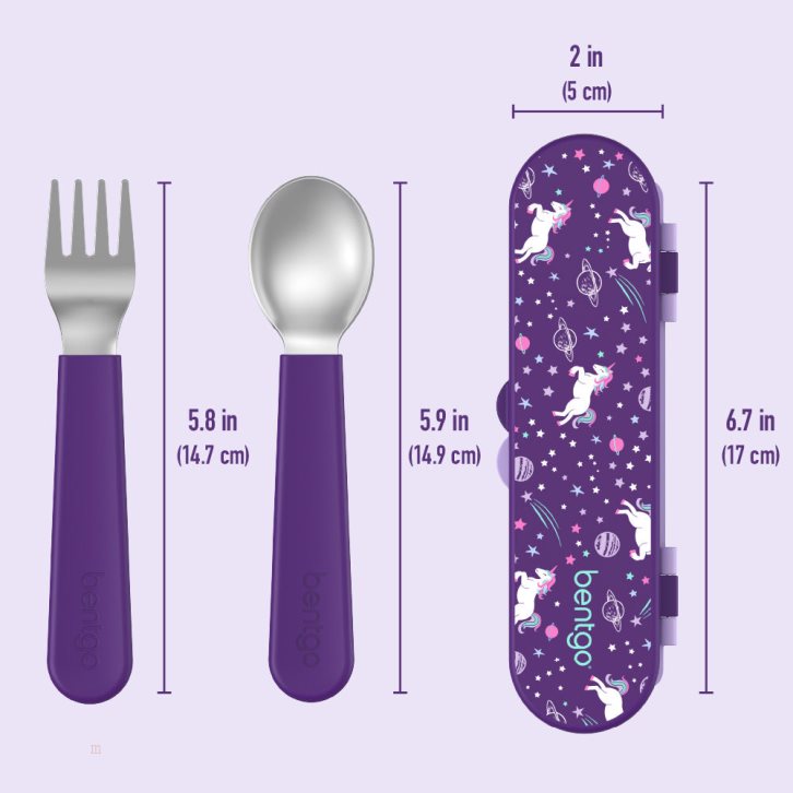 Unicorn Bentgo Lunch Set Kids' Stainless Steel USA | 549867PSH
