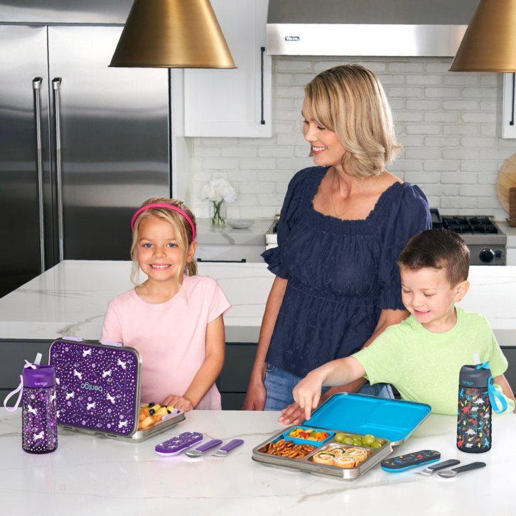 Unicorn Bentgo Prints Lunch Box Kids' Stainless Steel USA | 186593EMQ
