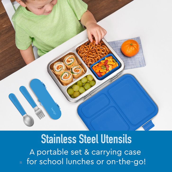 Unicorn Bentgo Stainless Steel Utensil Set Kids' Utensils USA | 637529GBY