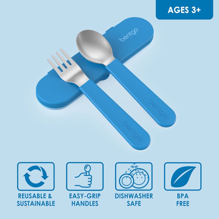 Unicorn Bentgo Stainless Steel Utensil Set Kids' Utensils USA | 637529GBY